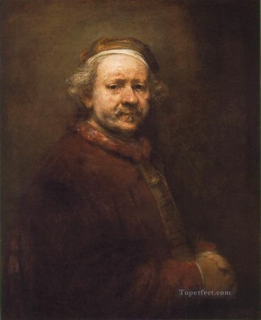 Rembrandt van Rijn Painting - Autorretrato 1669 Rembrandt